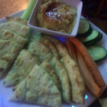 10pin Bowling Lounge - Hummus and pita/veggies - Bowling Near Me - Chicago, Illinois