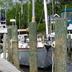 Our boat at the dock