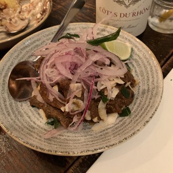Gunpowder - Sliced beef with onions .. amazing !!! - Indian Near Me - Spitalfields, XGL Gunpowder - Sliced beef with onions .. amazing !!! - Indian Near Me - Spitalfields, XGL