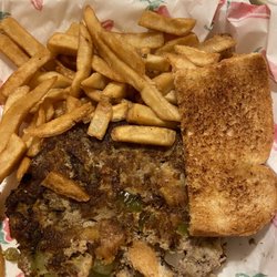 Leaning Tree Cafe And Campground - Hamburger fried steak