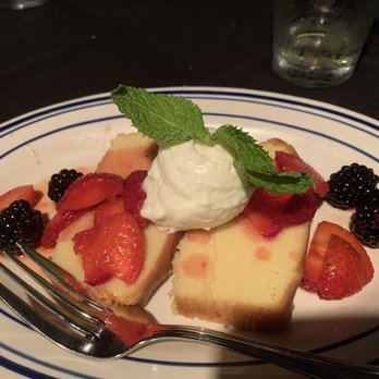Blue Heron Steakhouse - Delicious pound cake!! - Cocktail Bars Near Me - Lexington, Kentucky