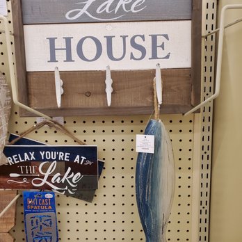 Hobby Lobby - Lake house sign and wooden fish - Art Supplies Near Me - Indianapolis, Indiana Hobby Lobby - Lake house sign and wooden fish - Art Supplies Near Me - Indianapolis, Indiana