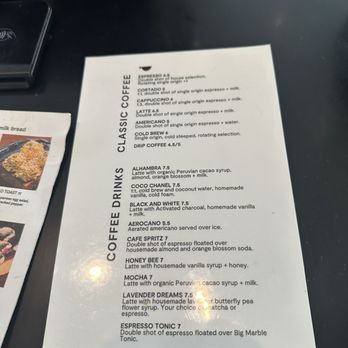 dialog - Menu - Coffee & Tea Near Me - Phoenix, Arizona
