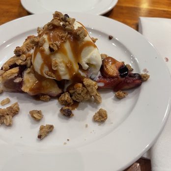 Pastaria - Peach berry dessert. I believe it's seasonal - Italian Near Me - Clayton, Missouri