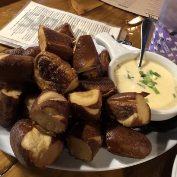 Druthers Brewing Company - Pretzel bites with cheese beer dip - Burgers Near Me - Albany, New York Druthers Brewing Company - Pretzel bites with cheese beer dip - Burgers Near Me - Albany, New York