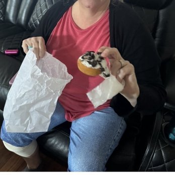 Martin's Donuts - My friend is enjoying a doughnut from Martin's Donuts. - Donuts Near Me - Trenton, Ohio Martin's Donuts - My friend is enjoying a doughnut from Martin's Donuts. - Donuts Near Me - Trenton, Ohio