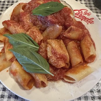 Café Carmela - Eggplant Parmigiana with Rigatoni - Italian Near Me - Philadelphia, Pennsylvania Café Carmela - Eggplant Parmigiana with Rigatoni - Italian Near Me - Philadelphia, Pennsylvania