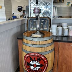 A&W Restaurant - Root Beer from the tap is the best!!