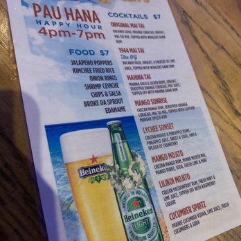 Mai Tai’s - Happy Hour Menu (as of 5/3/23) - Cocktail Bars Near Me - Honolulu, Hawaii Mai Tai’s - Happy Hour Menu (as of 5/3/23) - Cocktail Bars Near Me - Honolulu, Hawaii