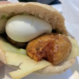 New Potato Pesto Breakfast Sandwich