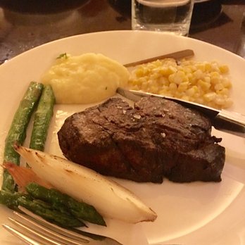 18 Oaks - 8oz Wagyu Filet,truffle cream corn, potatoes, asparagus - Steakhouses Near Me - San Antonio, Texas 18 Oaks - 8oz Wagyu Filet,truffle cream corn, potatoes, asparagus - Steakhouses Near Me - San Antonio, Texas