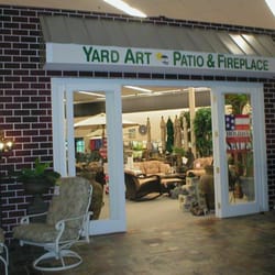 Yard Art Patio & Fireplace