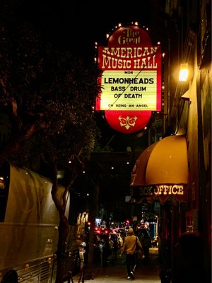 Great American Music Hall by null