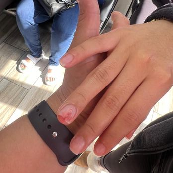 Classy Nails - My daughter hurt her nail and they just come out saying I'm sorry. - Nail Salons Near Me - Daly City, California
