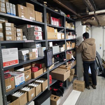 Global Protection Systems - Evan hard at work finding parts for our customers - Fire Protection Services Near Me - Congers, New York