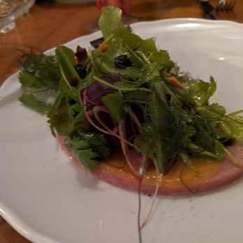Montréal Plaza - Tasting menu - special item for dietary requirements salad and ham - Canadian (New) Near Me - Montreal, Quebec
