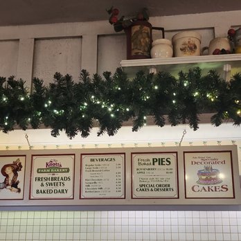 Knotts Farm Bakery - Menu at the Knotts Berry Farm Bakery! - Bakeries Near Me - Buena Park, California