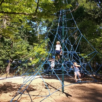 Lithia Park - A playground complete with ropes and bouldering rock! Look at the map at the park entrance because park maps are only at the front. - Parks Near Me - Ashland, Oregon