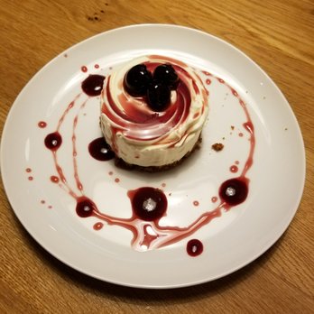Glou - Cheesecake de Glou with Cherry Coulis - French Near Me - Paris, 75 Glou - Cheesecake de Glou with Cherry Coulis - French Near Me - Paris, 75