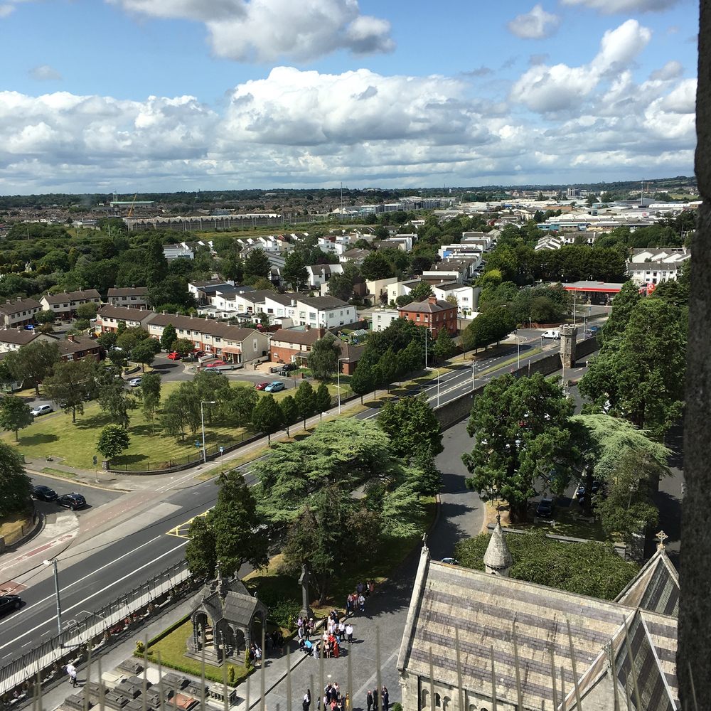 Glasnevin Cemetery - View from the top of O’Connell’s tower - Funeral Services & Cemeteries Near Me - Dublin, D Glasnevin Cemetery - View from the top of O’Connell’s tower - Funeral Services & Cemeteries Near Me - Dublin, D