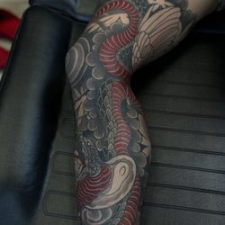 Manipulate Tattoo - Snake and hawk tattoo