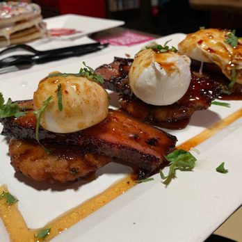 Werewolf - Popular menu item Benedict on pork belly - Breakfast & Brunch Near Me - San Diego, California Werewolf - Popular menu item Benedict on pork belly - Breakfast & Brunch Near Me - San Diego, California