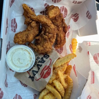 Savvy Sliders - Three piece tender with house fries and homemade branch $10 - Burgers Near Me - Ypsilanti, Michigan Savvy Sliders - Three piece tender with house fries and homemade branch $10 - Burgers Near Me - Ypsilanti, Michigan