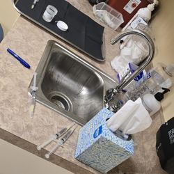 Dermatology Associates And Surgical Center - Everywhere, no clean up still there  2 days later.