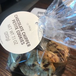 Chocolate chipper petite cookies
