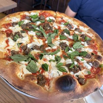 Nick's Pizza - Margherita Pie. Large. - Italian Near Me - New York, New York Nick's Pizza - Margherita Pie. Large. - Italian Near Me - New York, New York
