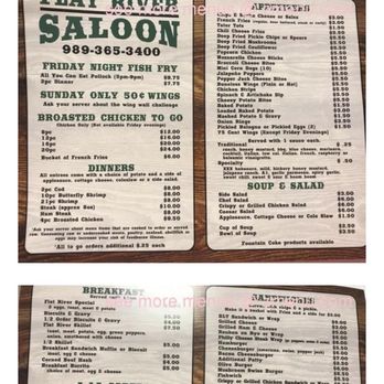 Six Lakes Flat River Saloon - the menu - Breakfast & Brunch Near Me - Six Lakes, Michigan Six Lakes Flat River Saloon - the menu - Breakfast & Brunch Near Me - Six Lakes, Michigan