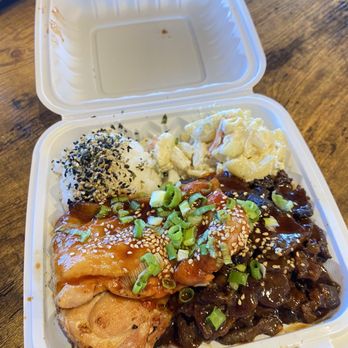 Kalei's Kitchenette - Huli Huli Chicken & Beef Teriyaki combo - Hawaiian Near Me - San Diego, California Kalei's Kitchenette - Huli Huli Chicken & Beef Teriyaki combo - Hawaiian Near Me - San Diego, California
