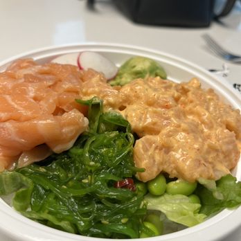 IJ SUSHI BURRITO - Spicy salmon poke with extra salmon - Sushi Bars Near Me - Portland, Washington IJ SUSHI BURRITO - Spicy salmon poke with extra salmon - Sushi Bars Near Me - Portland, Washington