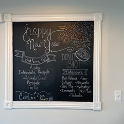 Chattanooga Nutrition - Wall menu