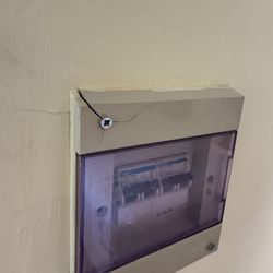 Borgo San Luigi - Broken electrical panel.