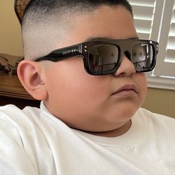 His haircut