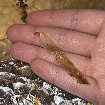 El Taco - Plastic inside carne asada taco - Mexican Near Me - Downey, California