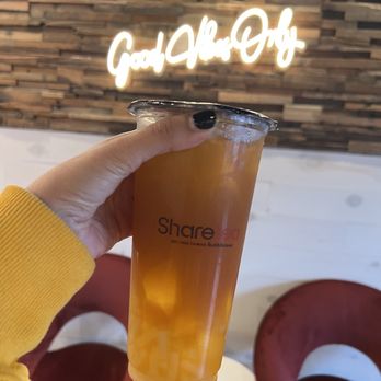 Sharetea - Peach oolong tea - Bubble Tea Near Me - Seattle, Washington Sharetea - Peach oolong tea - Bubble Tea Near Me - Seattle, Washington