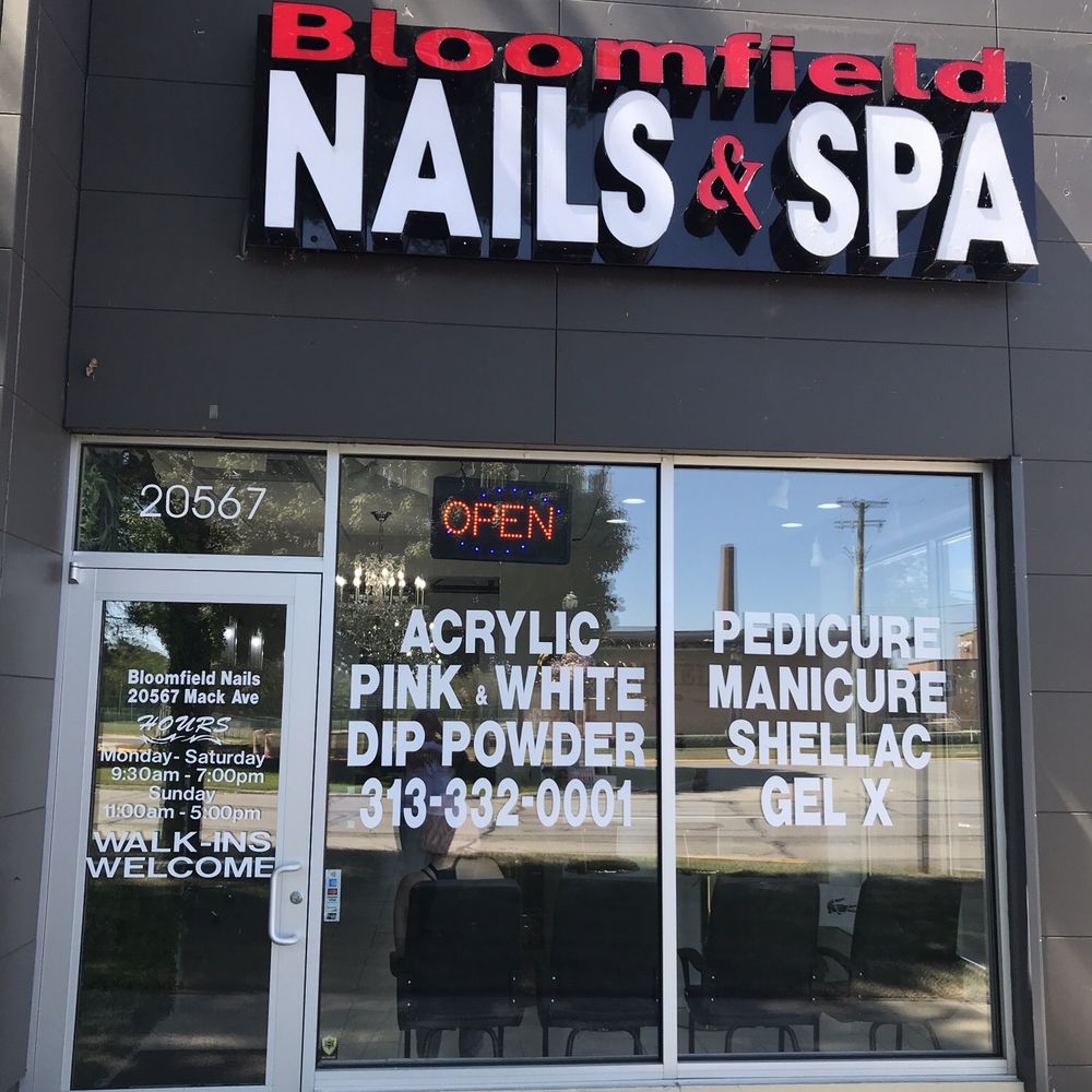 Bloomfield Nails & Spa - Entrance - Nail Salons Near Me - Grosse Pointe Woods, Michigan Bloomfield Nails & Spa - Entrance - Nail Salons Near Me - Grosse Pointe Woods, Michigan