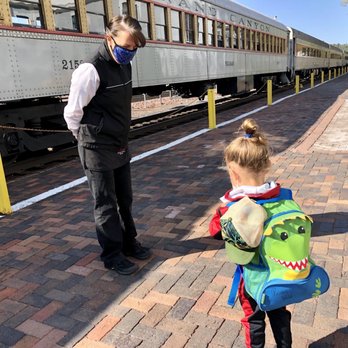 Grand Canyon Railway - Getting ready to board - Trains Near Me - Flagstaff, Arizona