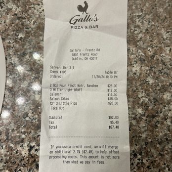 GALLO’S PIZZA & BAR - Updated February 2026 - 61 Photos & 47 Reviews ...