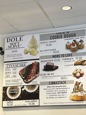 Menu photo 1 Cinnaholic Tulsa, OK