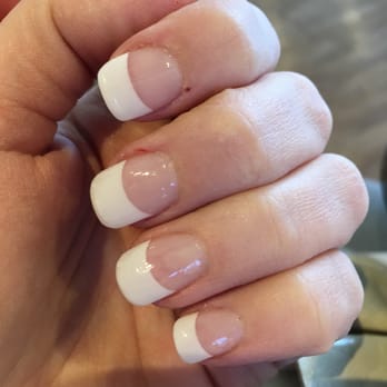 Encore Nails - Loved my french tip acrylic manicure!! Great job! - Nail Salons Near Me - Boulder, Colorado