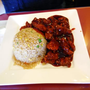 Chilli Chicken House - General Tso Chicken Dinner, Upgrade to Fried Rice - 7.20 + 1.50 - Much better than generic GTC plates, beware hidden chili! - Chinese Near Me - Mississauga, Ontario Chilli Chicken House - General Tso Chicken Dinner, Upgrade to Fried Rice - 7.20 + 1.50 - Much better than generic GTC plates, beware hidden chili! - Chinese Near Me - Mississauga, Ontario