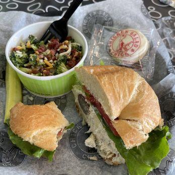 Chicken Salad Chick - Fruity Fran with broccoli salad - Southern Near Me - Wellington, Florida Chicken Salad Chick - Fruity Fran with broccoli salad - Southern Near Me - Wellington, Florida