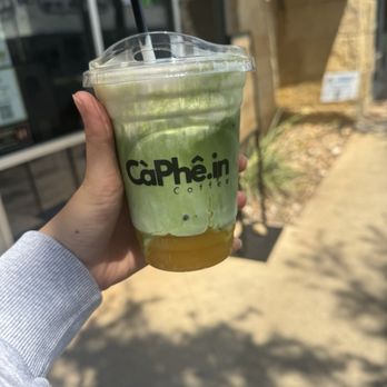 CaPhein  Coffee - Mango matcha - Coffee & Tea Near Me - Austin, Texas