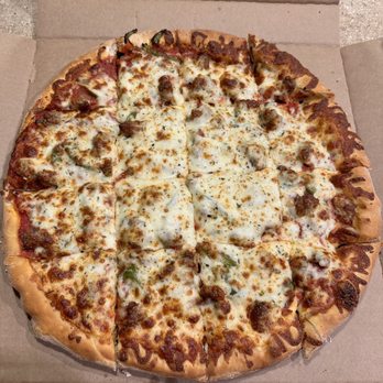 Rosati's Pizza - Sausage supreme pizza with double dough crust - Pizza Near Me - Overland Park, Kansas Rosati's Pizza - Sausage supreme pizza with double dough crust - Pizza Near Me - Overland Park, Kansas