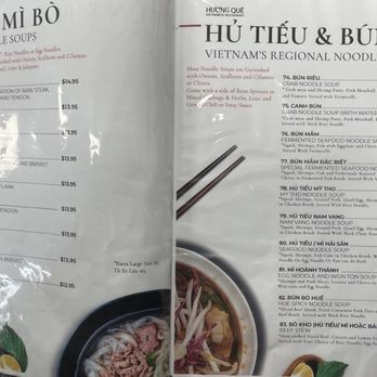 Huong Que - Menu (4/7) as of 2/14/26 - Vietnamese Near Me - Boston, Massachusetts