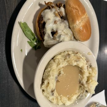 The Lookout Bar and Grill - 'Shroom Burger and mashed potatoes - Bars Near Me - Maple Grove, Minnesota