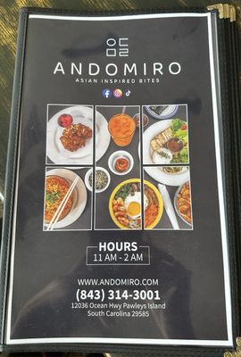 Menu photo 3 Andomiro Pawleys Island, SC